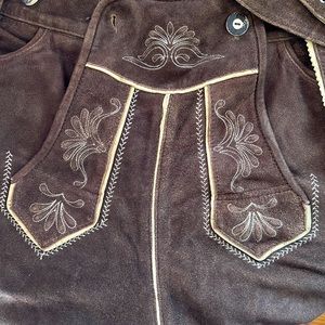 Men's Traditional Costume Kniebund-Lederhose